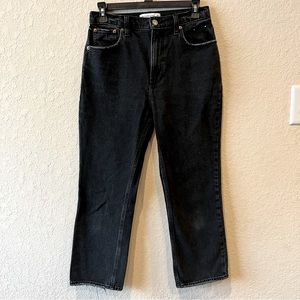 Abercrombie & Fitch The ankle straight ultra high rise jeans